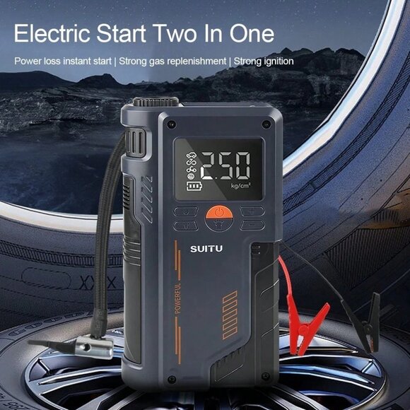 SUITU ST-9631 Pro Jump Starter with Air Compressor 20000mAh Portable Power Bank - Picture 16 of 16